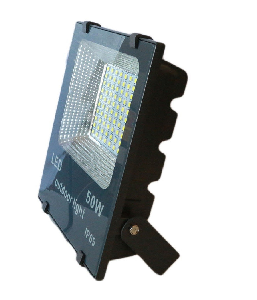 Faro Led Smd Slim Faretto Spot Luminosita' Luce Bianca Fredda 50 100 200 W Ip65         