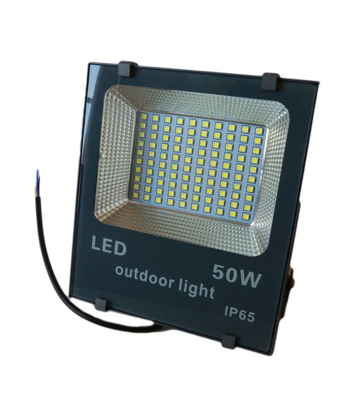 Faro Led Smd Slim Faretto Spot Luminosita' Luce Bianca Fredda 50 100 200 W Ip65         