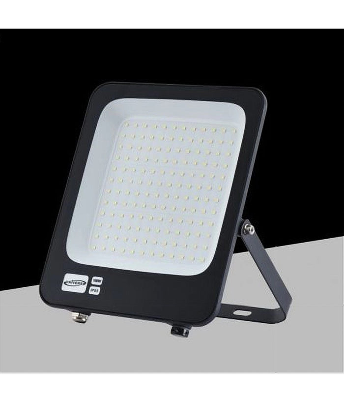 Faro Led Ultra Slim 100w Esterno Ip65 Orientabile Luce 6500k 3000k 4000k Jr-100w  -bianco Naturale      -