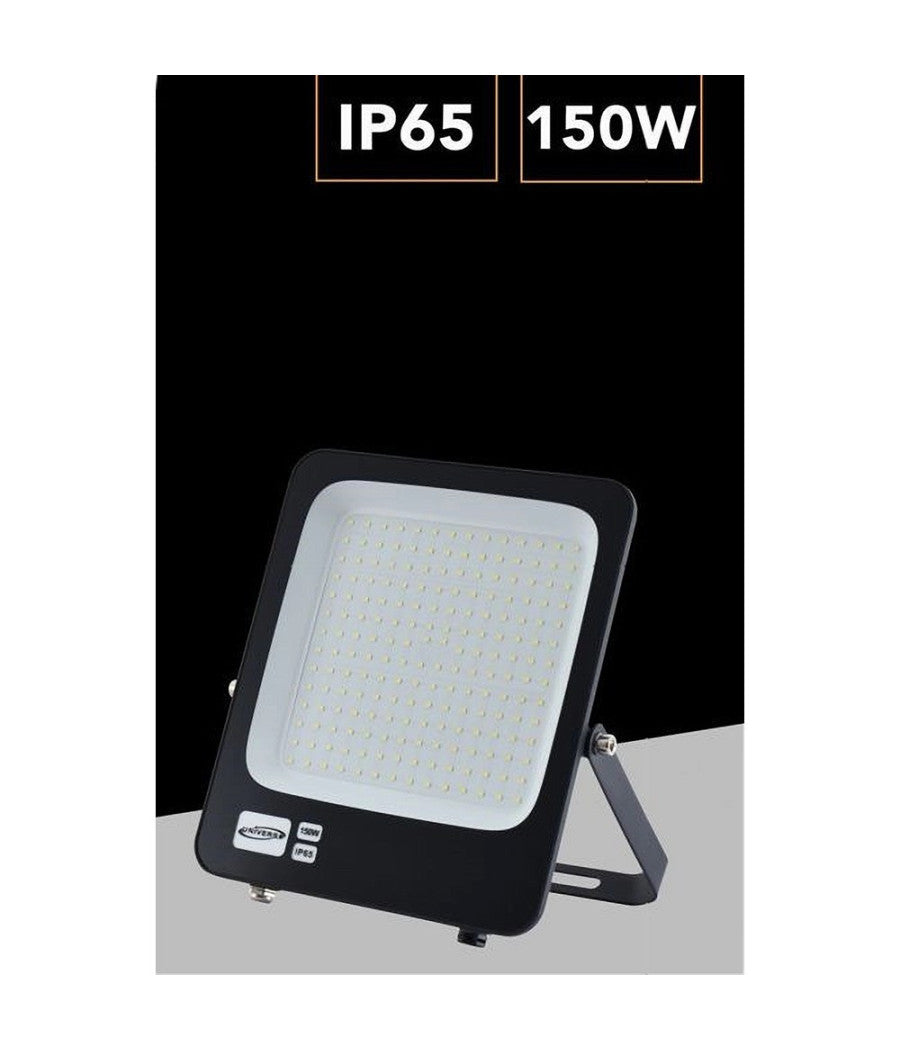 Faro Led Ultra Slim 150w Esterno Ip65 Orientabile Luce 4000k 6500k 3000k Jr-150w  -bianco Caldo      -