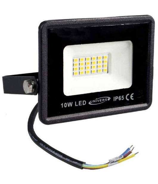 Faro Led Ultra Slim Proiettore Luce 4000k 6500k 3000k Scocca Nera 10watt F10w-n1         