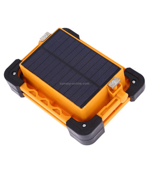 Faro Luce A Led Spotlight Ricaricabile Con Pannello Solare Portatile 30w 1500lmn         