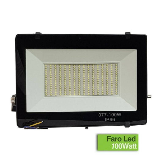 Trade Shop - Faro Per Esterno A Led 100w Alta Luminosita' Con 224 Led Luce Bianca Smd Ip66 -