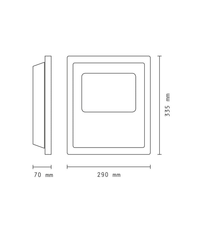 Faro Professionale A Led 5730 Per Esterno Ip65 Impermeabile Wisdom 100w Slim         