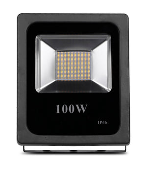 Faro Professionale A Led 5730 Per Esterno Ip65 Impermeabile Wisdom 100w Slim  -bianco Caldo      -
