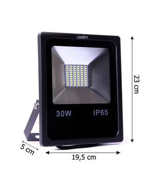 Faro Professionale A Led 5730 Per Esterno Ip65 Wisdom 30w 2 Effettivi  -bianco Caldo      -