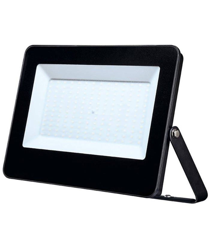 Faro Proiettore A Led 200w Nero Luce Fredda 6000k Per Esterno Ip66 9000 Lumen         