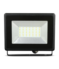 Faro Proiettore A Led Smd Da 30w Colore Nero Luce Calda 3000k Per Esterno Ip65         
