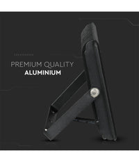 Faro Proiettore A Led Smd Da 30w Colore Nero Luce Calda 3000k Per Esterno Ip65         