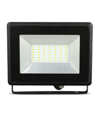 Faro Proiettore A Led Smd Da 50w Colore Nero Luce Calda 3000k Per Esterno Ip65         