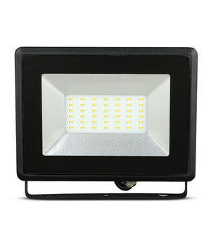 Faro Proiettore A Led Smd Da 50w Colore Nero Luce Calda 3000k Per Esterno Ip65         