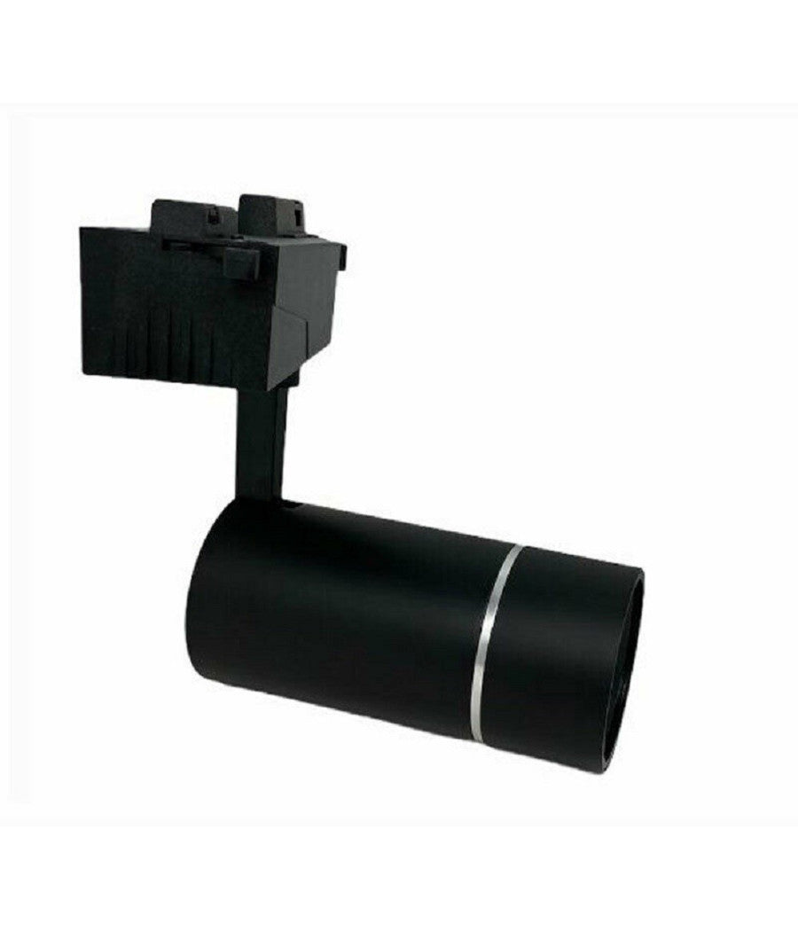 Faro Proiettore Binario 30w Led Cob Luce 6500k 3000k 4000k Faretto Nero F30w-07h         