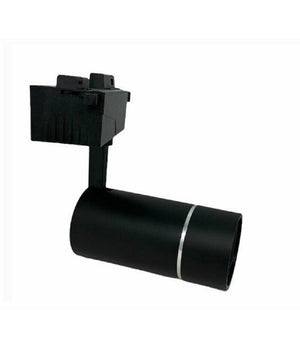 Faro Proiettore Binario 30w Led Cob Luce 6500k 3000k 4000k Faretto Nero F30w-07h         