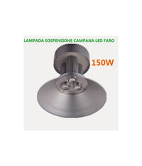 Faro Proiettore Faretto Con Campana Industriale A Led 150watt Luce Bianco Freddo         
