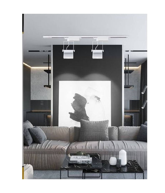 Faro Proiettore Orientabile 30w Luce 6500k 4000k Faretto Led Cob Binario F30w-6a  -bianco Freddo      -