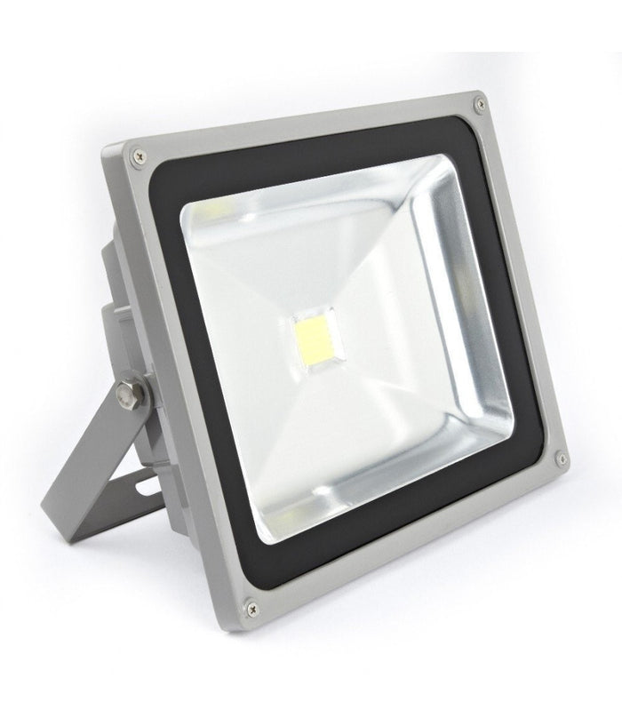 Faro Prroiettore A Led Da 20w Ip65 Per Esterno Con Staffa A Luce Bianca Fredda         