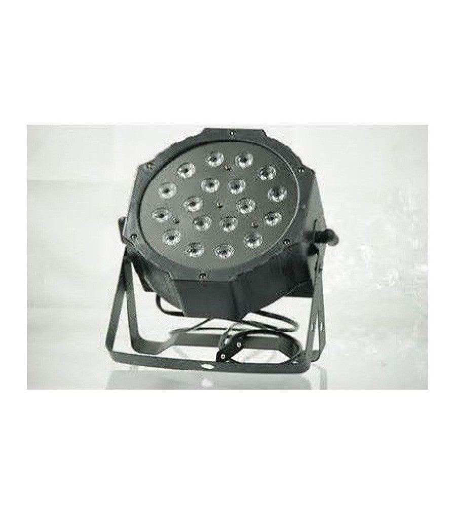 Faro Rgb Proiettore Dmx 512 Effetto Luce Flat Par Light Alta Luminosita 18 Led         