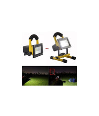 Faro Ricaricabile Faretto Impermeabile Led Luce Bianca Emergenza Portatile   20 Watt      