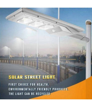 Faro Stradale Led Lampione Solare 150w Luce 6500k Sensore Movimento Sl-150w-ss         