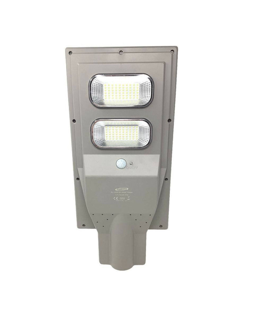 Faro Stradale Led Solare 100 W Luce 6500k Lampione Sensore Movimento Sl-100w-ss         