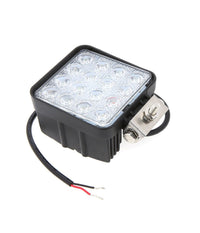 Faro Supplementare Profondità  12v 16led 48w Auto Fuoristrada Quadrato 6000k Ip68         