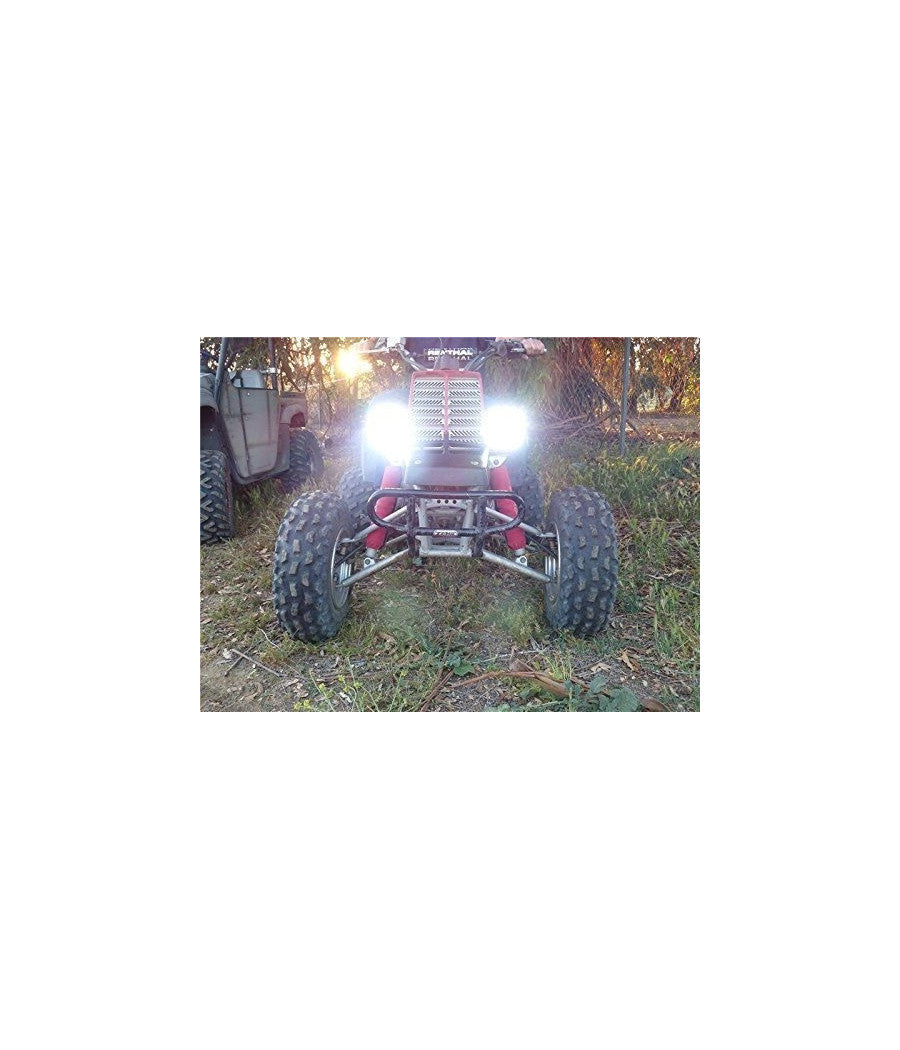 Faro Supplementare Profondità  12v 16led 48w Auto Fuoristrada Quadrato 6000k Ip68         