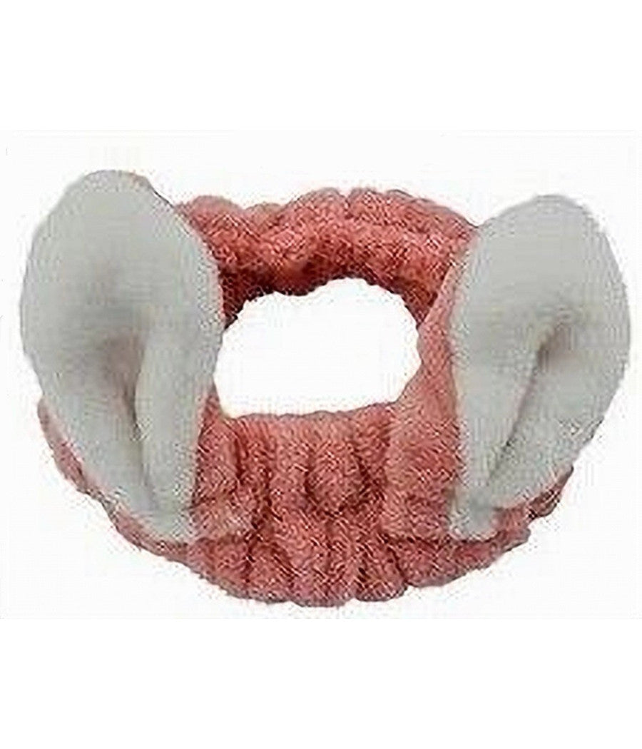 Fascia Capelli Doccia Shampoo Asciugamano Spugna Fiocco Orecchie Coniglio 69505         