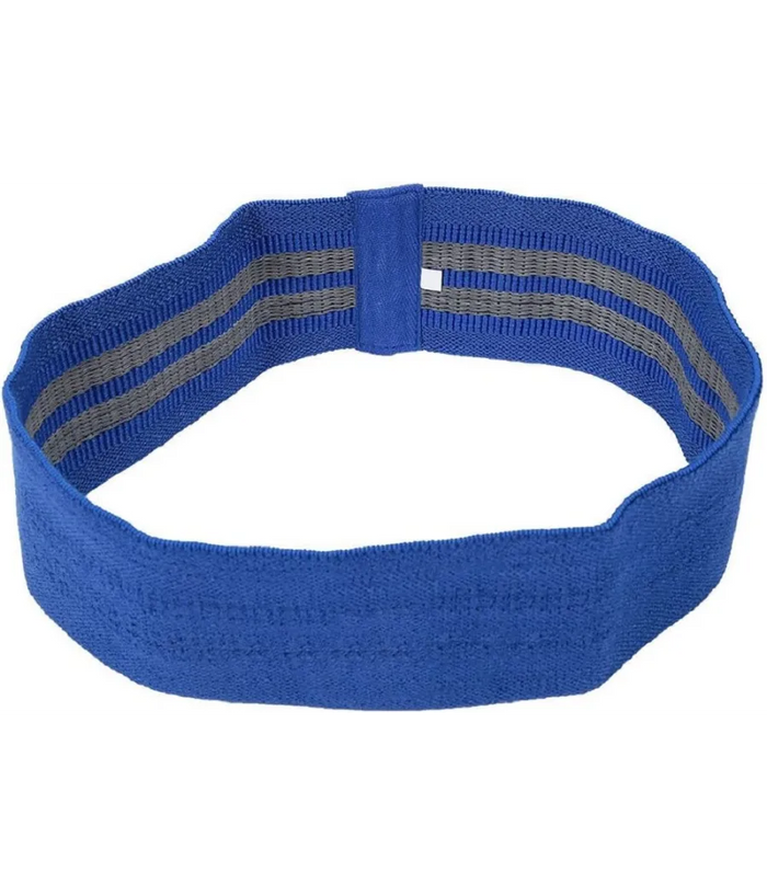 Trade Shop - Fascia Elastica Esercizi Bande Resistenza Allenamento Yoga Fitness Antiscivolo - Blu   L