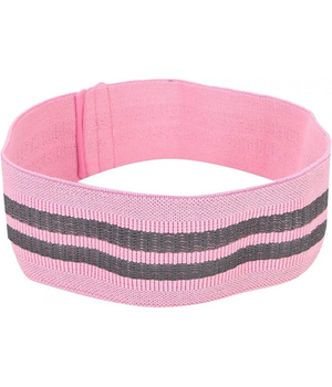 Trade Shop - Fascia Elastica Esercizi Bande Resistenza Allenamento Yoga Fitness Antiscivolo - Rosa   S