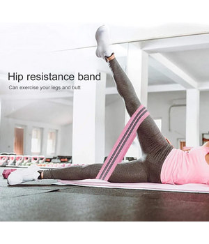 Trade Shop - Fascia Elastica Esercizi Bande Resistenza Allenamento Yoga Fitness Antiscivolo - Azzurro   L