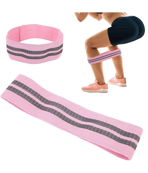 Trade Shop - Fascia Elastica Esercizi Bande Resistenza Allenamento Yoga Fitness Antiscivolo - Azzurro   M