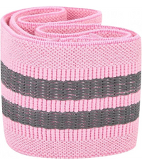 Trade Shop - Fascia Elastica Esercizi Bande Resistenza Allenamento Yoga Fitness Antiscivolo - Nero   L