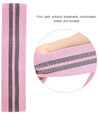 Trade Shop - Fascia Elastica Esercizi Bande Resistenza Allenamento Yoga Fitness Antiscivolo - Grigio   M