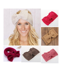 Fascia Elastica Fiocco Maglia Retro' Fermacapelli Tessuto Frontino Accessori         