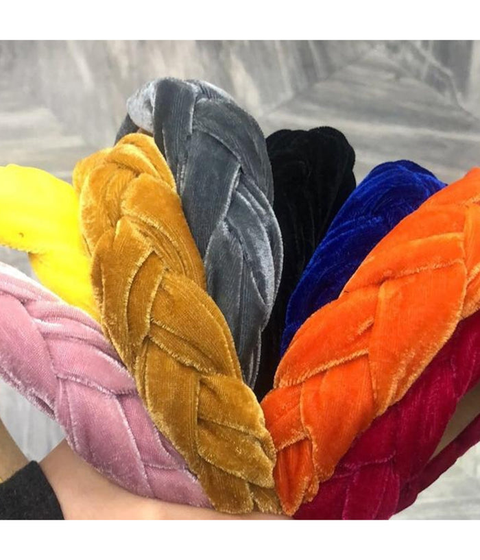 Fascia Ferma Capelli Treccia Frontino Frontino Fermacapelli Tessuto Acconciature         