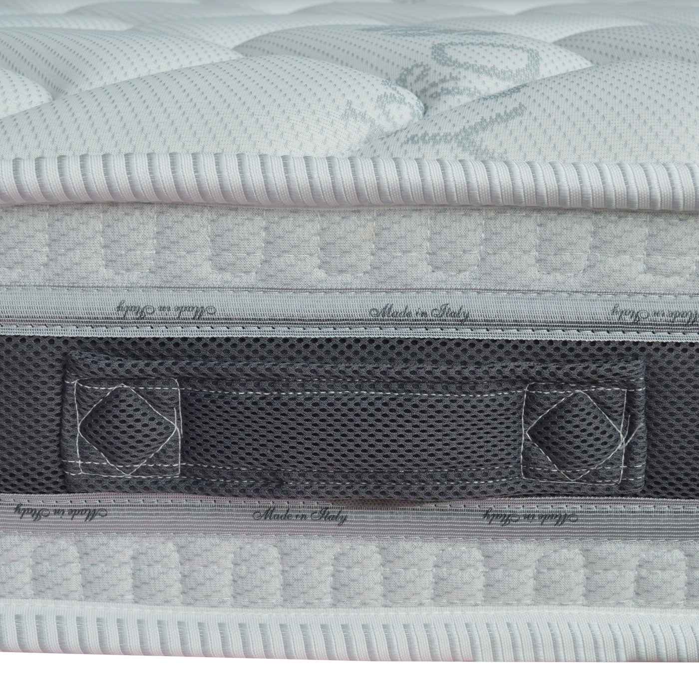 Materasso 660 molle insacchettate e Memory 195x195, materasso ortopedico detraibile, Materasso dispositivo medico con 2 cuscini PROMO, TEK H24