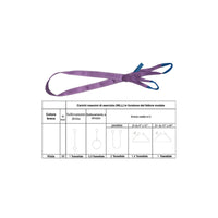 Fascia sollevamento viola 3 m 1 Tonnellata anello poliestere 30 mm – Robur Beta 8150