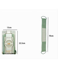 Fascia Spugna Lavaschiena Esfoliante Bagno Doccia Striscia Lava Schiena Verde 79668         
