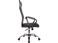 Poltrona da ufficio "Tino" su rotelle - Grigio