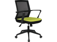 Poltrona da ufficio a rotelle "Philippe" - verde