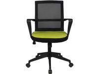 Poltrona da ufficio a rotelle "Philippe" - verde