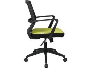 Poltrona da ufficio a rotelle "Philippe" - verde