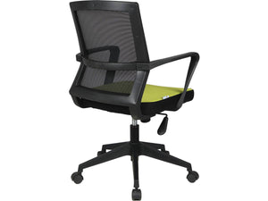 Poltrona da ufficio a rotelle "Philippe" - verde