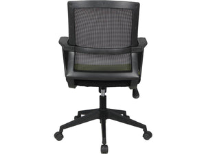 Poltrona da ufficio a rotelle "Philippe" - verde