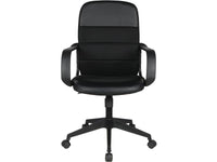 Sedia da ufficio "Jacob" a rotelle - nero