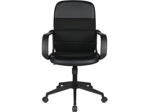 Sedia da ufficio "Jacob" a rotelle - nero