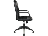 Sedia da ufficio "Jacob" a rotelle - nero