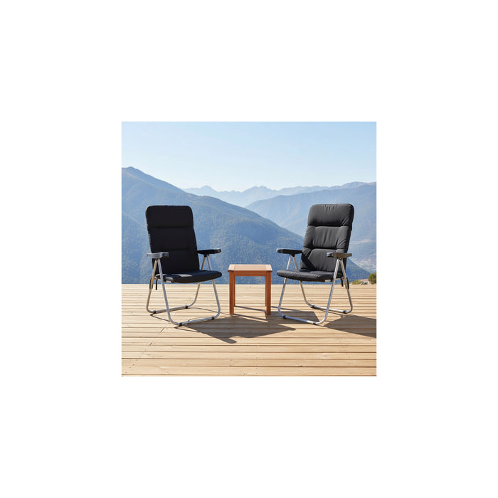 Sedia comfort da campeggio pieghevole - O'Camp - Multi-posizionale - Dimensioni: 70 x 62 x 105 cm
