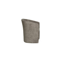 Poltrona da salotto KYOTO – Confortevole – Tessuto bouclé marrone – Stile moderno e accogliente