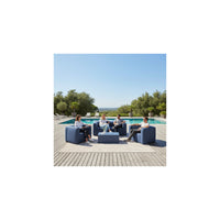 Poltrona gonfiabile Terracotta - Interno ed esterno - Colore Blu